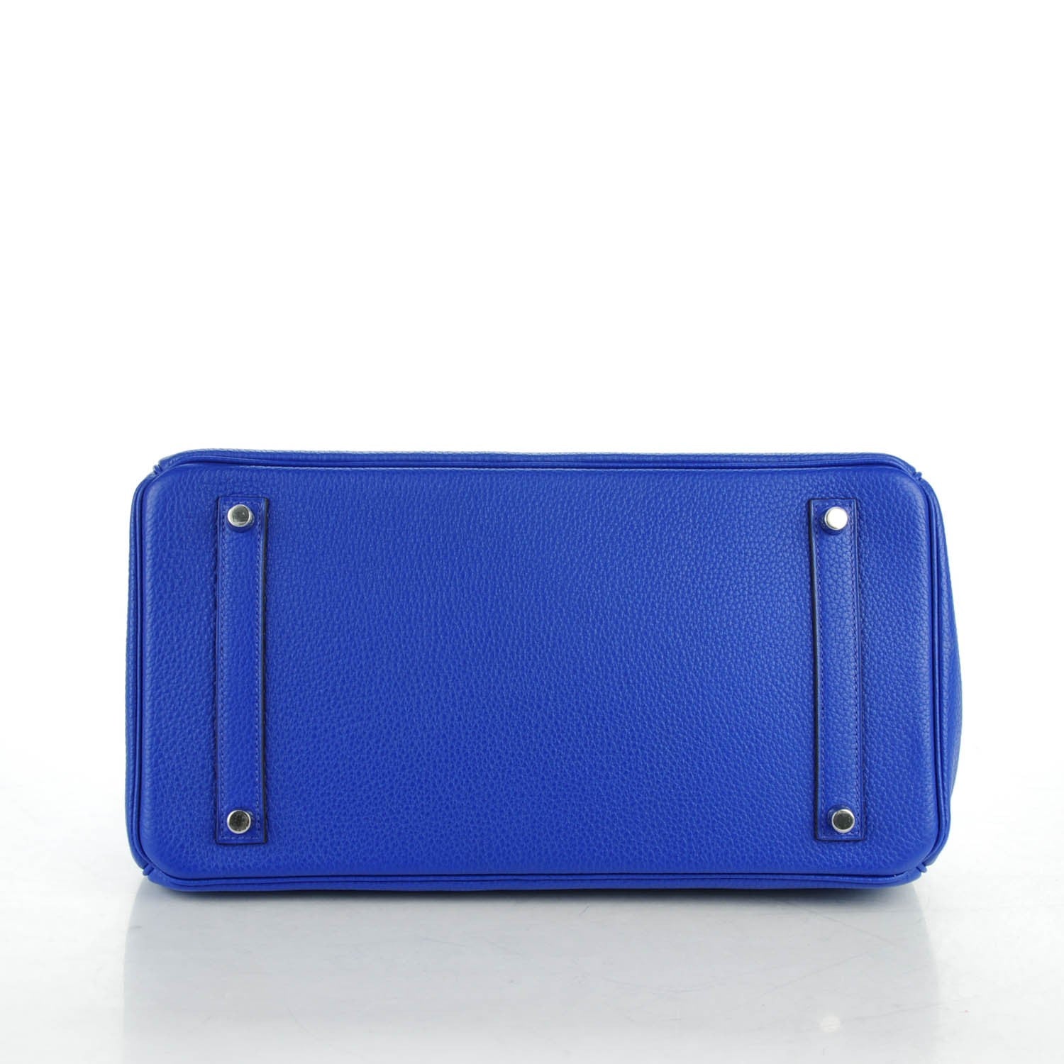 Hermes Taurillon Clemence Birkin 35 Bleu Electrique 5 of 27