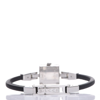 Gucci Stainless Steel Satin Diamond Bezel 14mm 102 G-Mini Quartz Watch Black 4 of 8