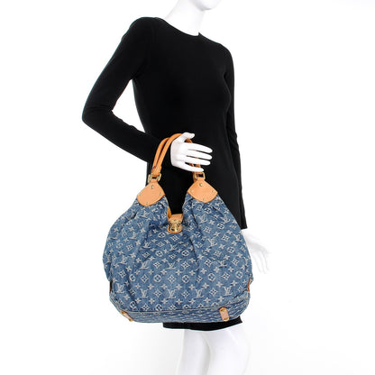 Louis Vuitton Denim Mahina XL Blue 2 of 8