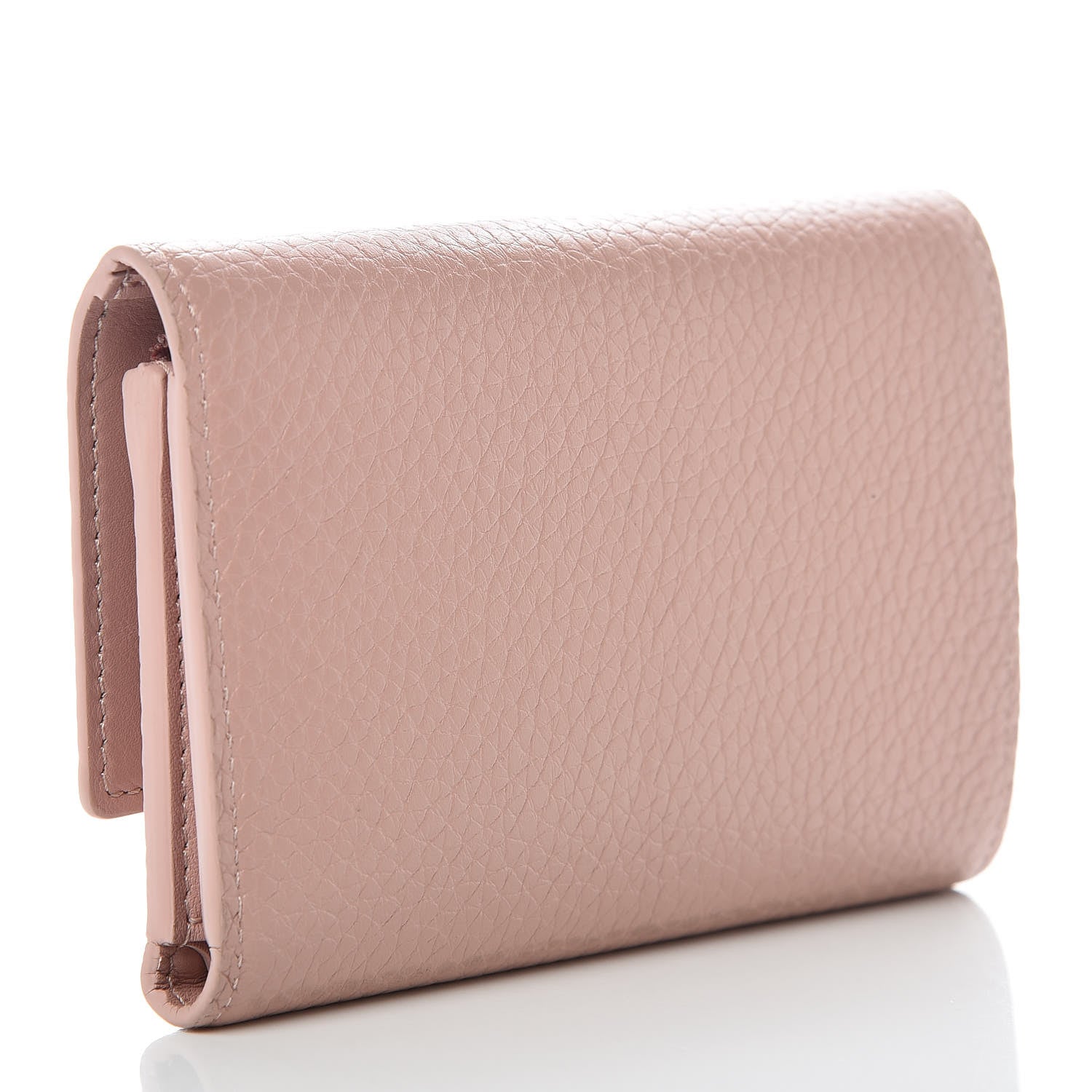 Louis Vuitton Taurillon Perforated Capucines Compact Wallet Magnolia 3 of 13