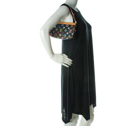 Louis Vuitton Monogram Multicolor Pochette Accessories Black 2 of 8