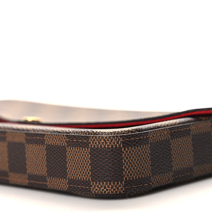 Louis Vuitton Damier Ebene Pochette Felicie Chain Wallet 10 of 11