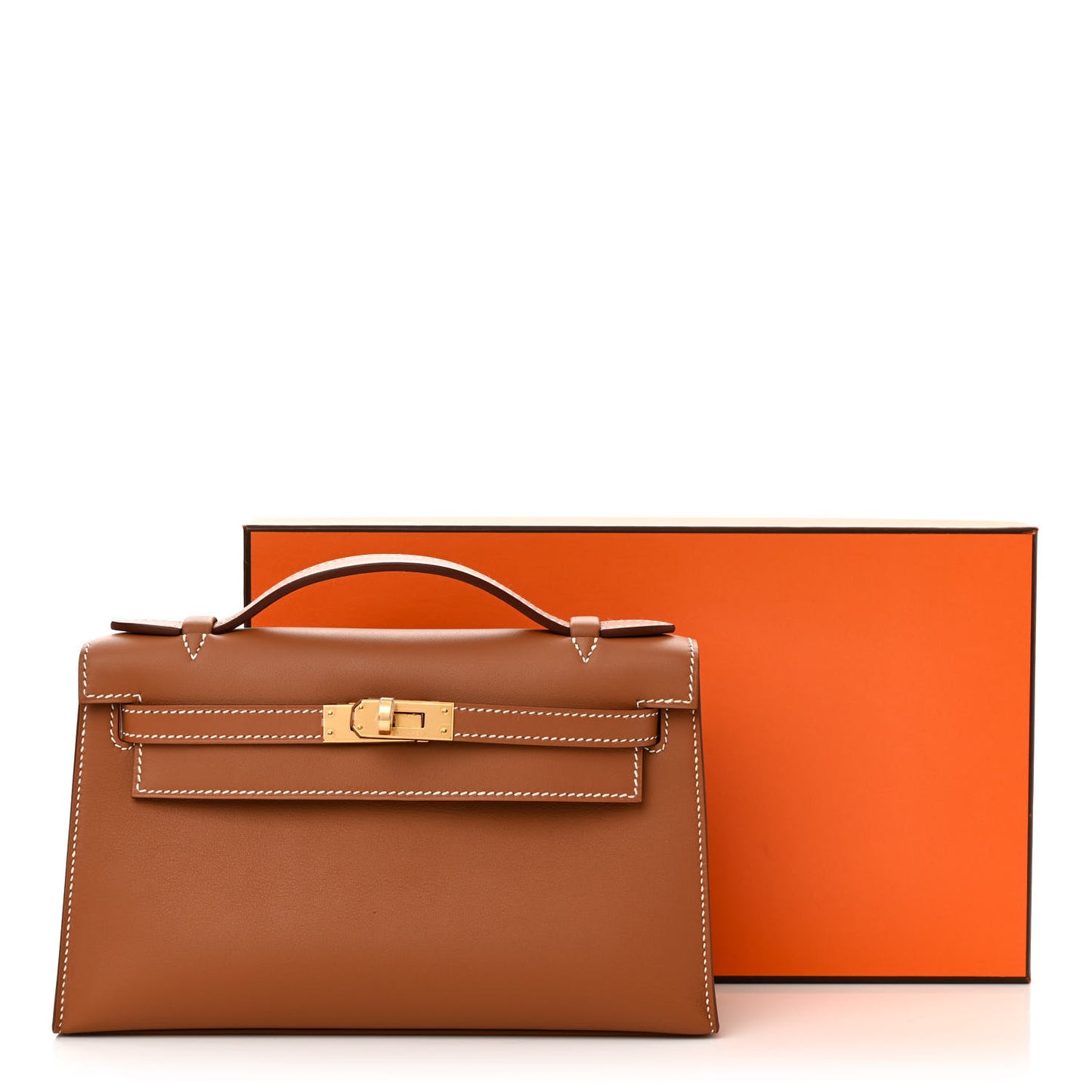 Swift Kelly Pochette Clutch Gold