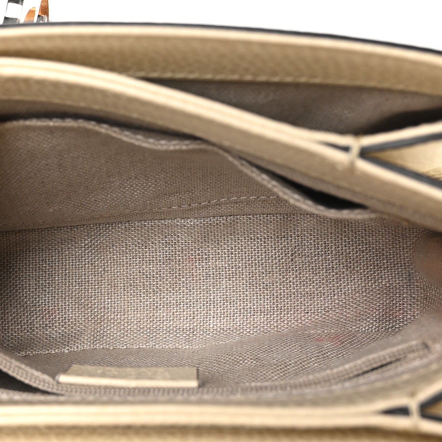 Gucci Dollar Calfskin Interlocking G Crossbody Bag Ivoire 5 of 12