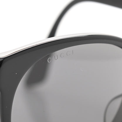 Gucci Round Frame Crystal Sunglasses GG 0419S Black 7 of 8
