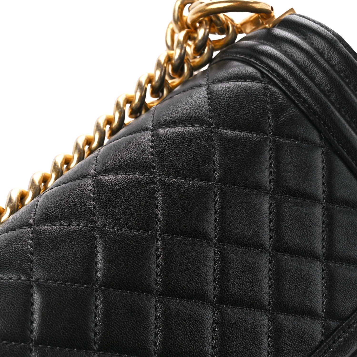Chanel Lambskin Quilted Small Boy Flap Black 11 of 13