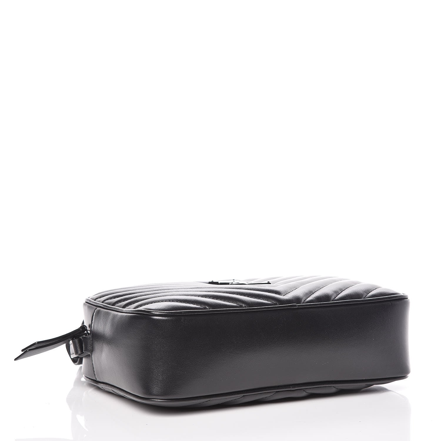 Saint Laurent Calfskin Matelasse Monogram Lou Camera Bag Black 4 of 9