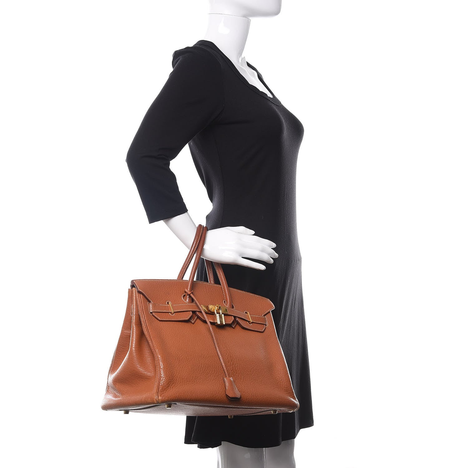 Hermes Chevre de Coromandel Birkin 35 Gold 2 of 17