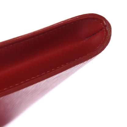 Louis Vuitton Epi Pochette Accessories 24 Castillan Red 10 of 11