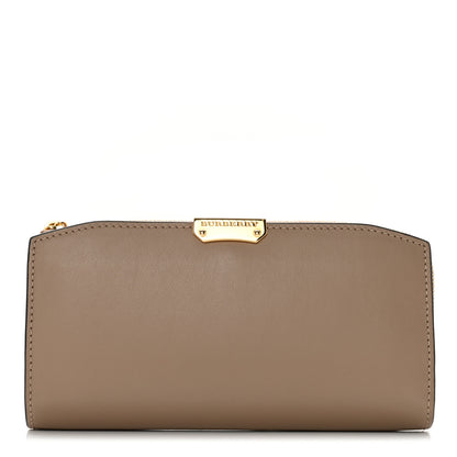 Burberry Calfskin Alvington Continental Wallet Honey 1 of 10