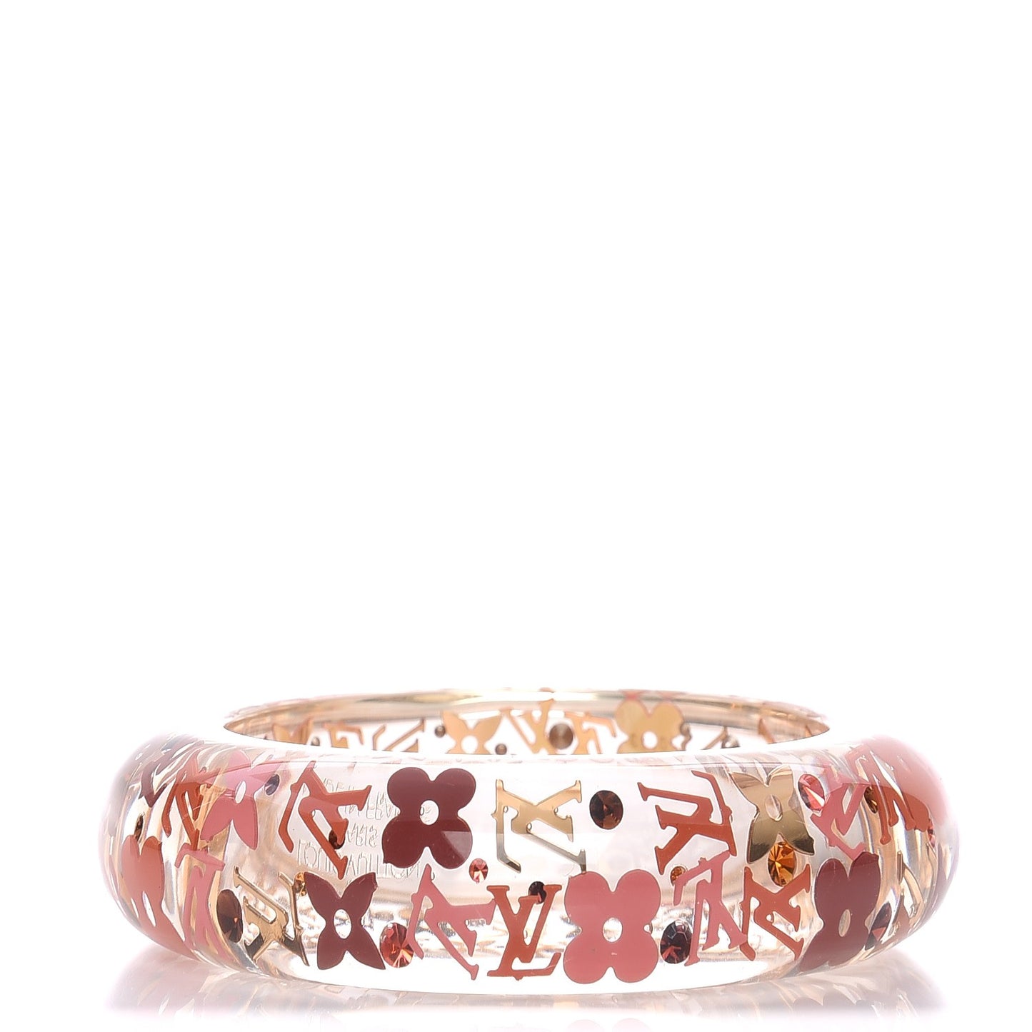 Resin Swarovski Small Inclusion GM Bracelet Tangerine