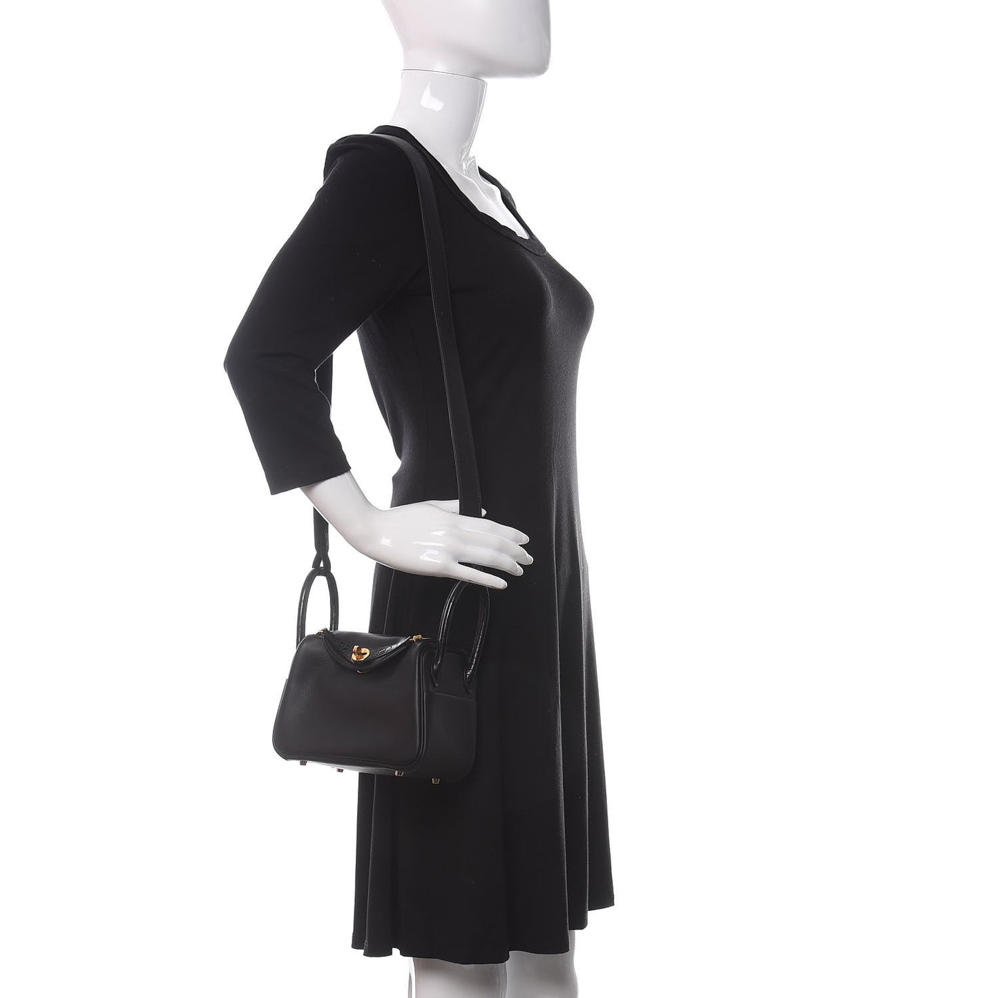 Swift Matte Alligator Mini Touch Lindy 20 Black