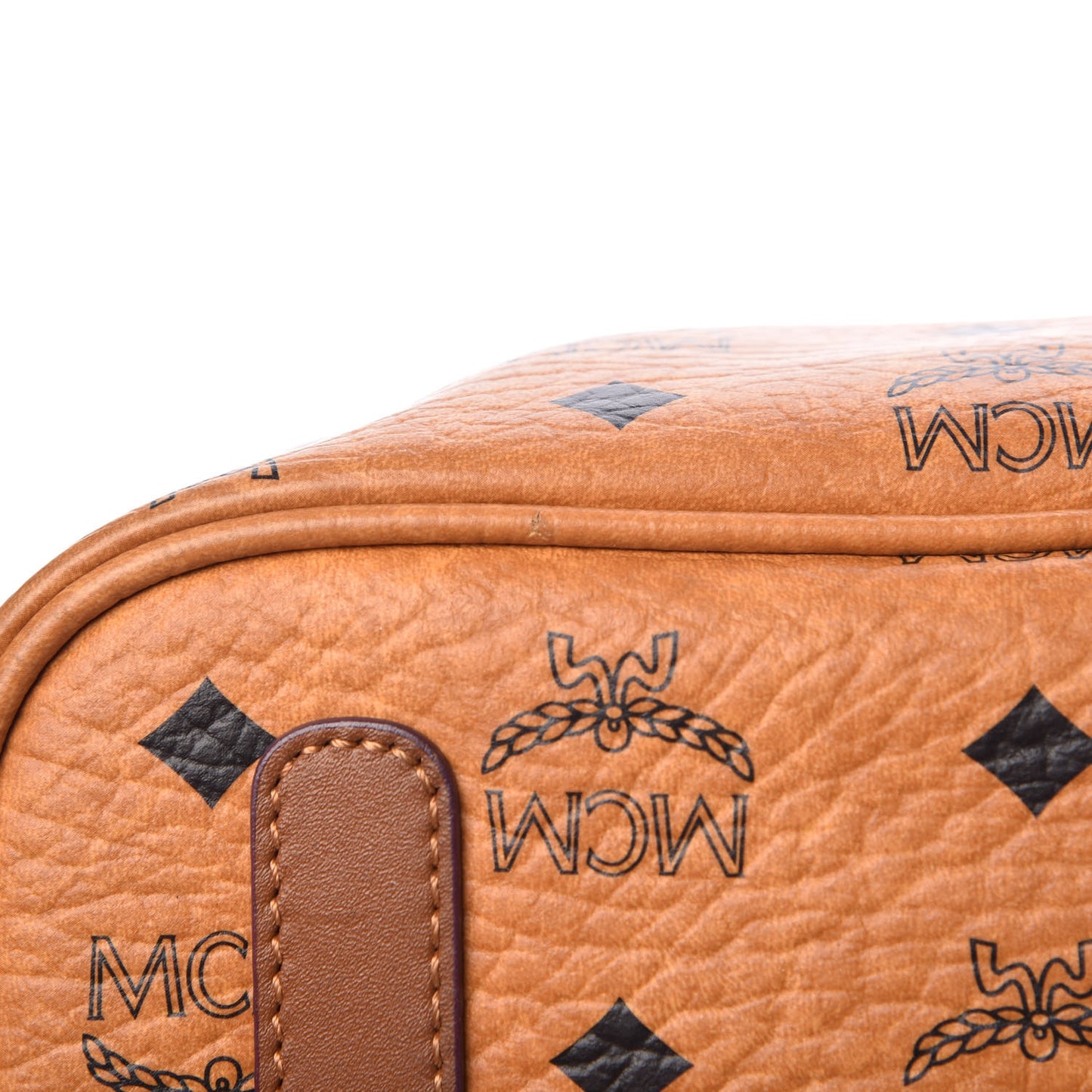 Visetos Medium Liz Reversible Shopper Tote Cognac