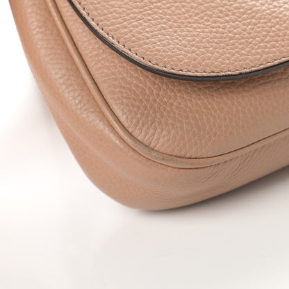 Gucci Pebbled Calfskin Medium Soho Flap Crossbody Camelia 9 of 18