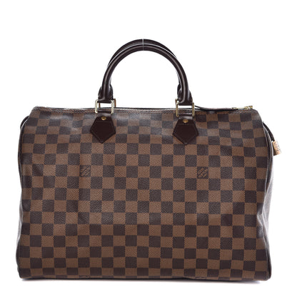 Louis Vuitton Damier Ebene Speedy 35 1 of 18