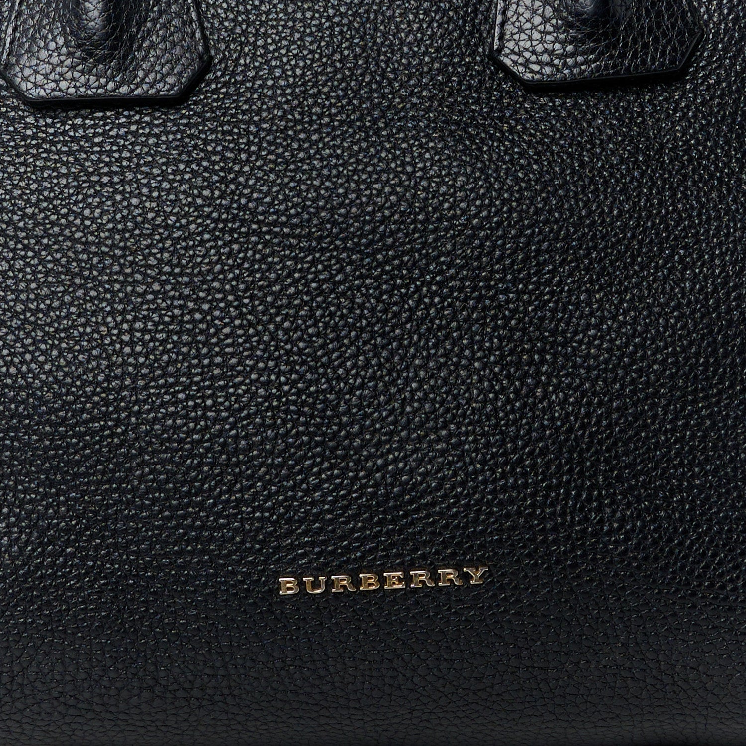 Burberry London Grainy Calfskin Small Greenwood Bowling Bag Black 8 of 15