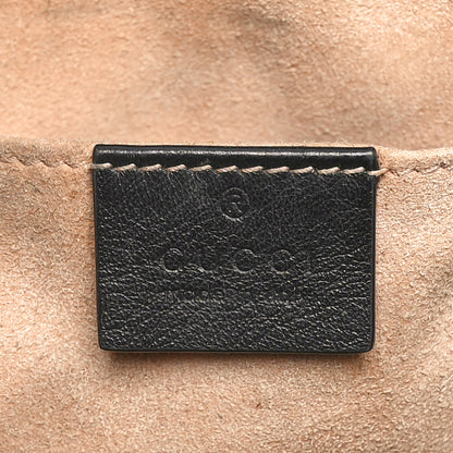 Gucci Monogram Matelasse Diagonal Small GG Marmont Chain Shoulder Bag Beige Black 6 of 10