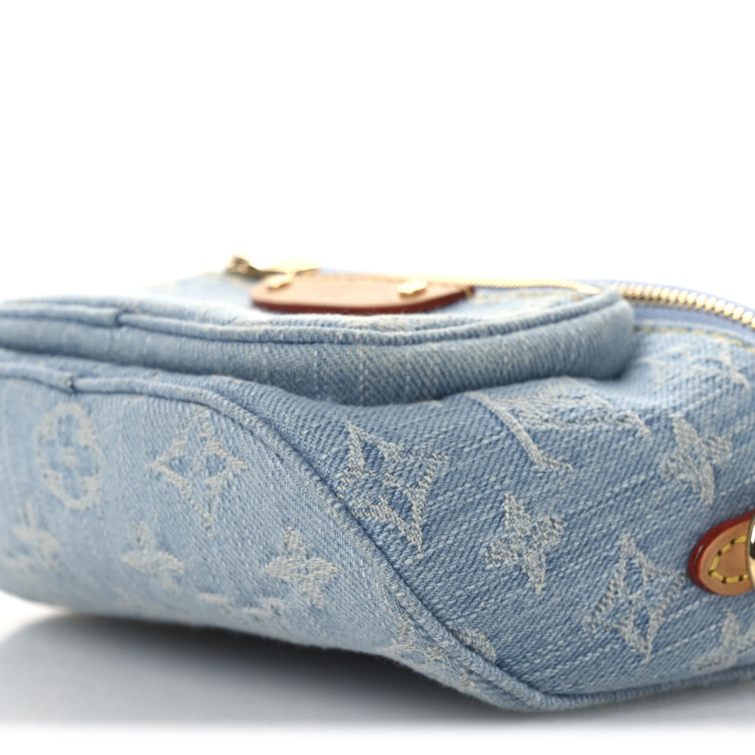 Louis Vuitton Monogram Denim Mini Bumbag Sky Blue 9 of 9