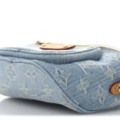 Louis Vuitton Monogram Denim Mini Bumbag Sky Blue 9 of 9