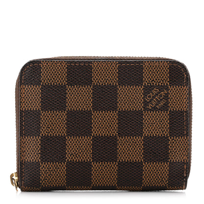 Louis Vuitton Damier Ebene Zippy Coin Purse 1 of 9