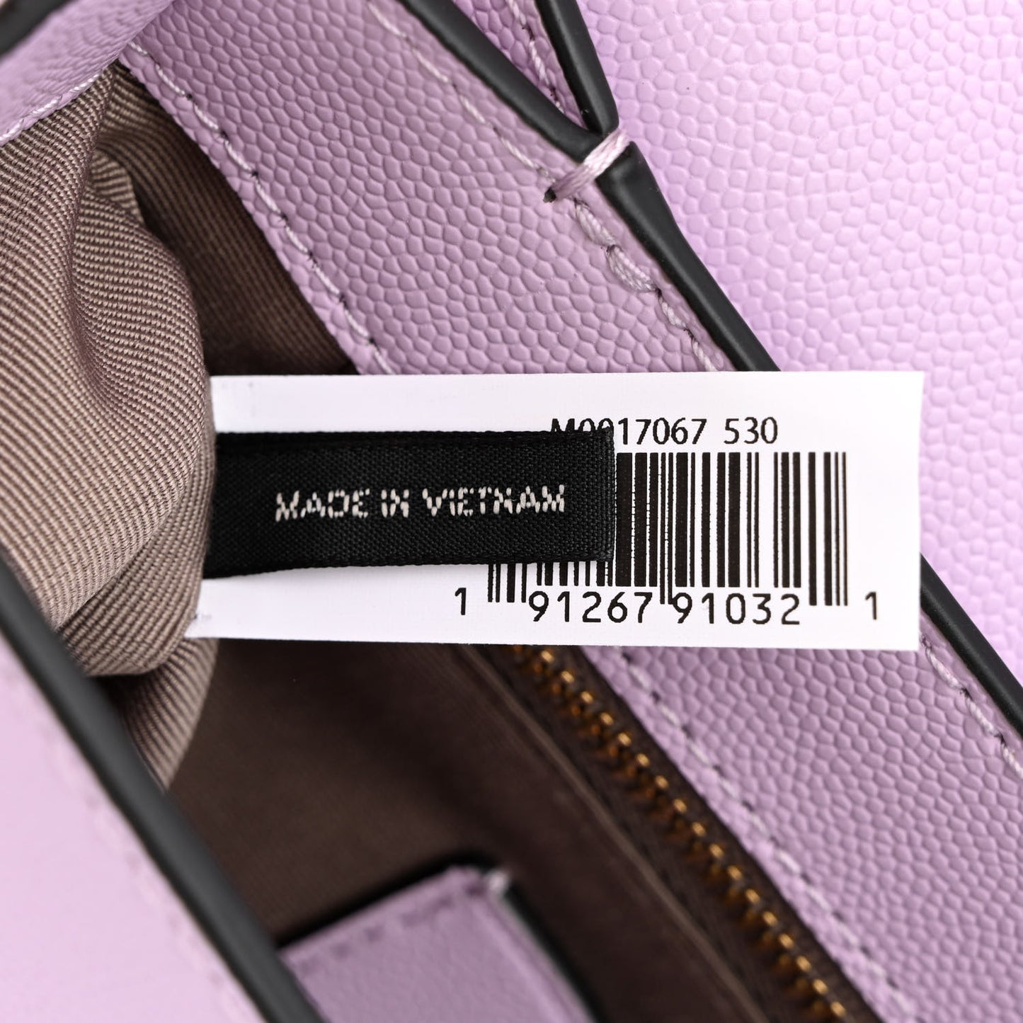 Textured Calfskin The J Link Shoulder Bag Orchid