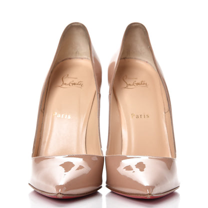 Christian Louboutin Patent So Kate 120 Pumps 40 Nude 2 of 15