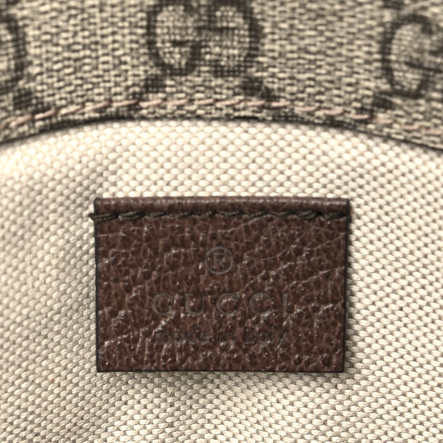 Gucci GG Supreme Monogram Neo Vintage Web Belt Bag Brown 6 of 10