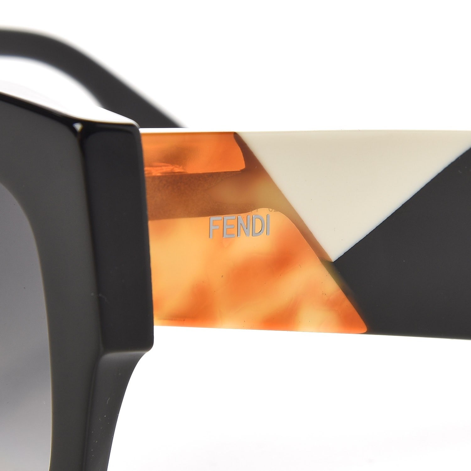 Fendi Facets Square Sunglasses FF 0263/S Black 9 of 18