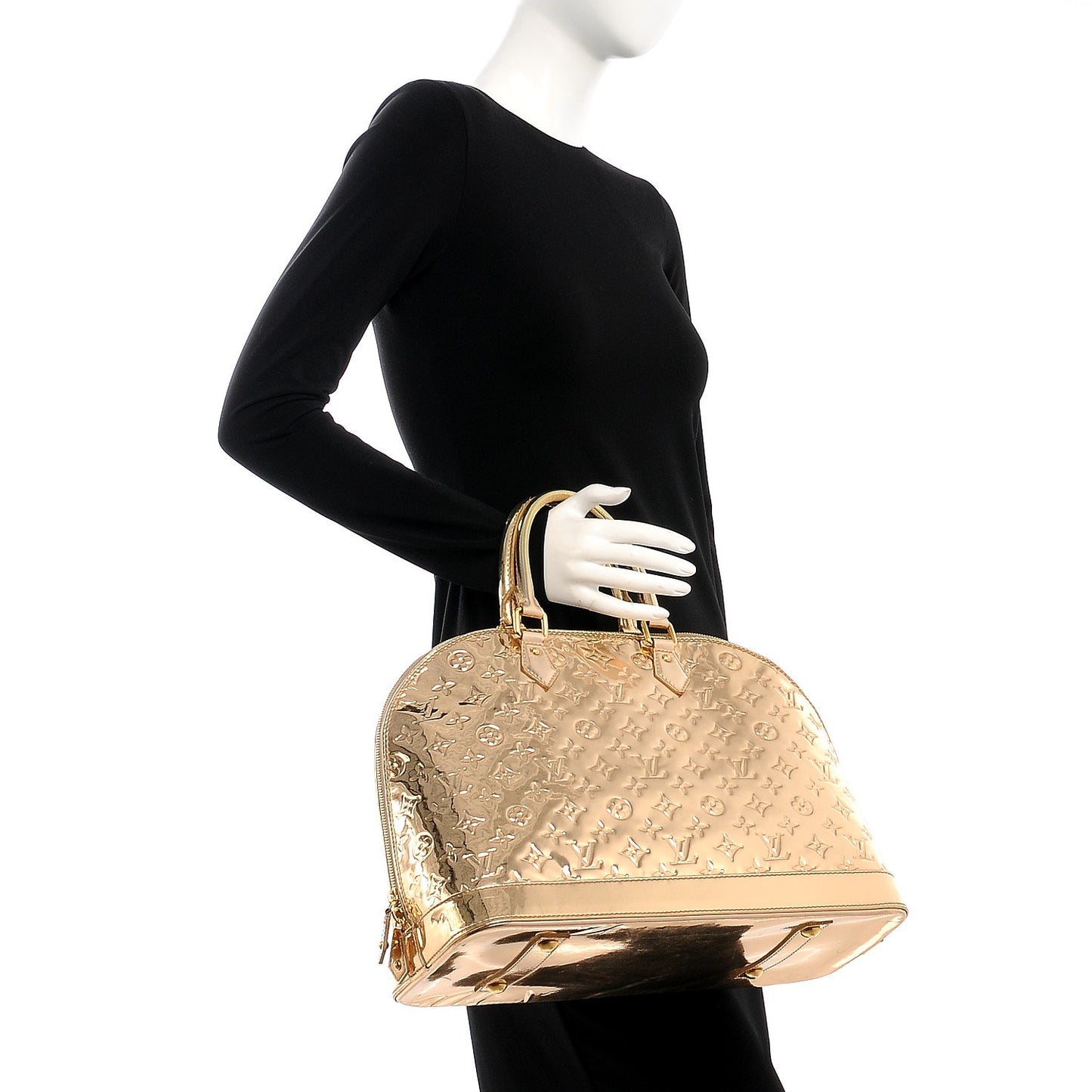 Monogram Miroir Alma MM Gold