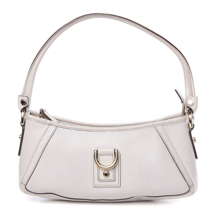 Gucci Calfskin D Ring Abbey Pochette White 1 of 17