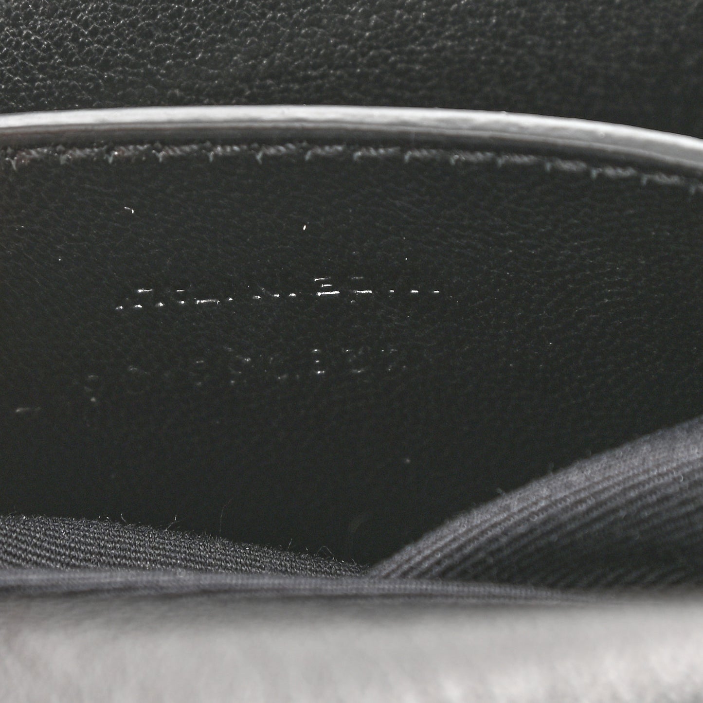 Sheepskin Matelasse Chevron Monogram Medium College Bag Black