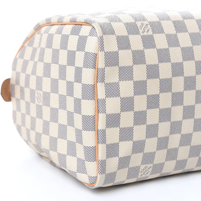 Louis Vuitton Damier Azur Speedy 30 7 of 14