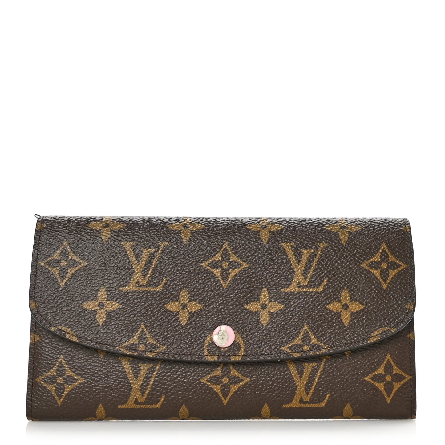 Monogram Emilie Wallet Rose Ballerine