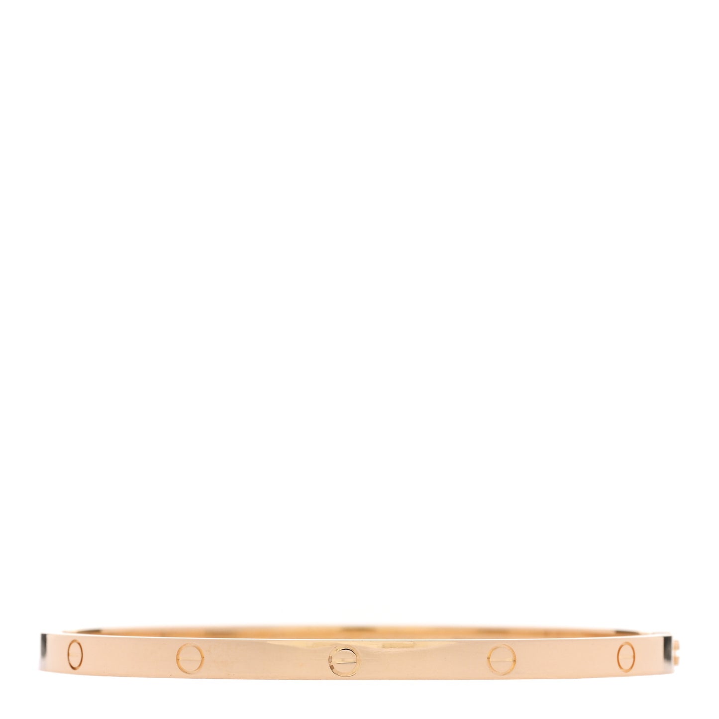 18K Yellow Gold Small LOVE Bracelet 17