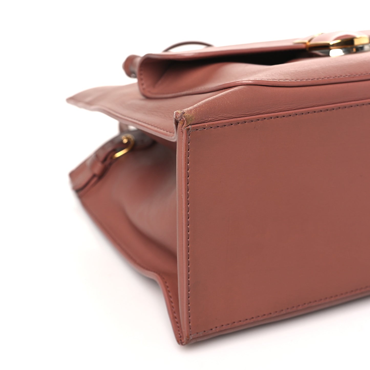 Calfskin Padlock All Afternoon Tote Pink