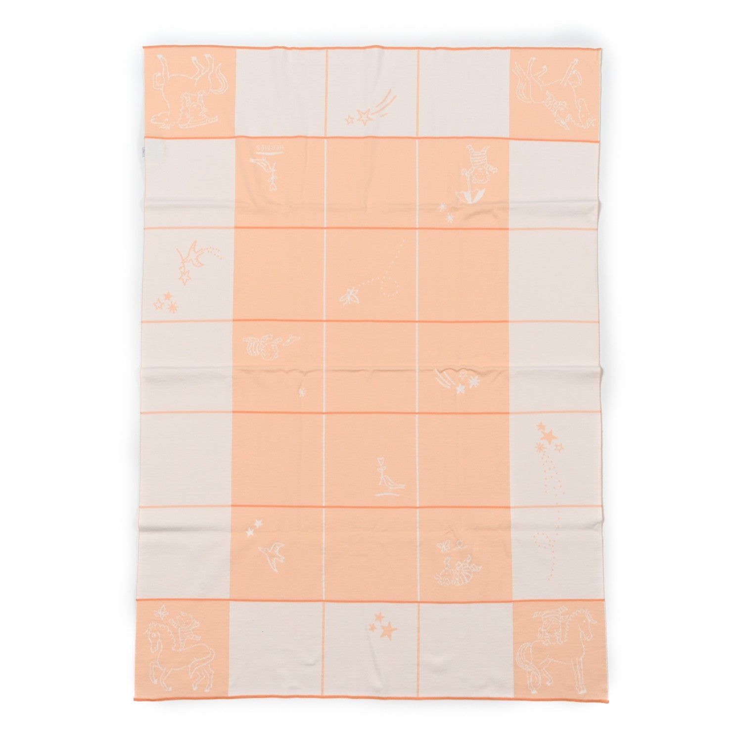 Hermes Cotton Cabriole Blanket Melon 2 of 3