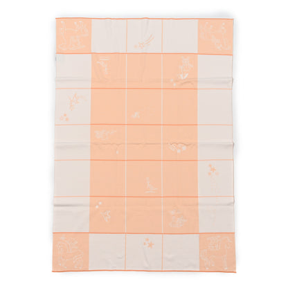 Hermes Cotton Cabriole Blanket Melon 2 of 3