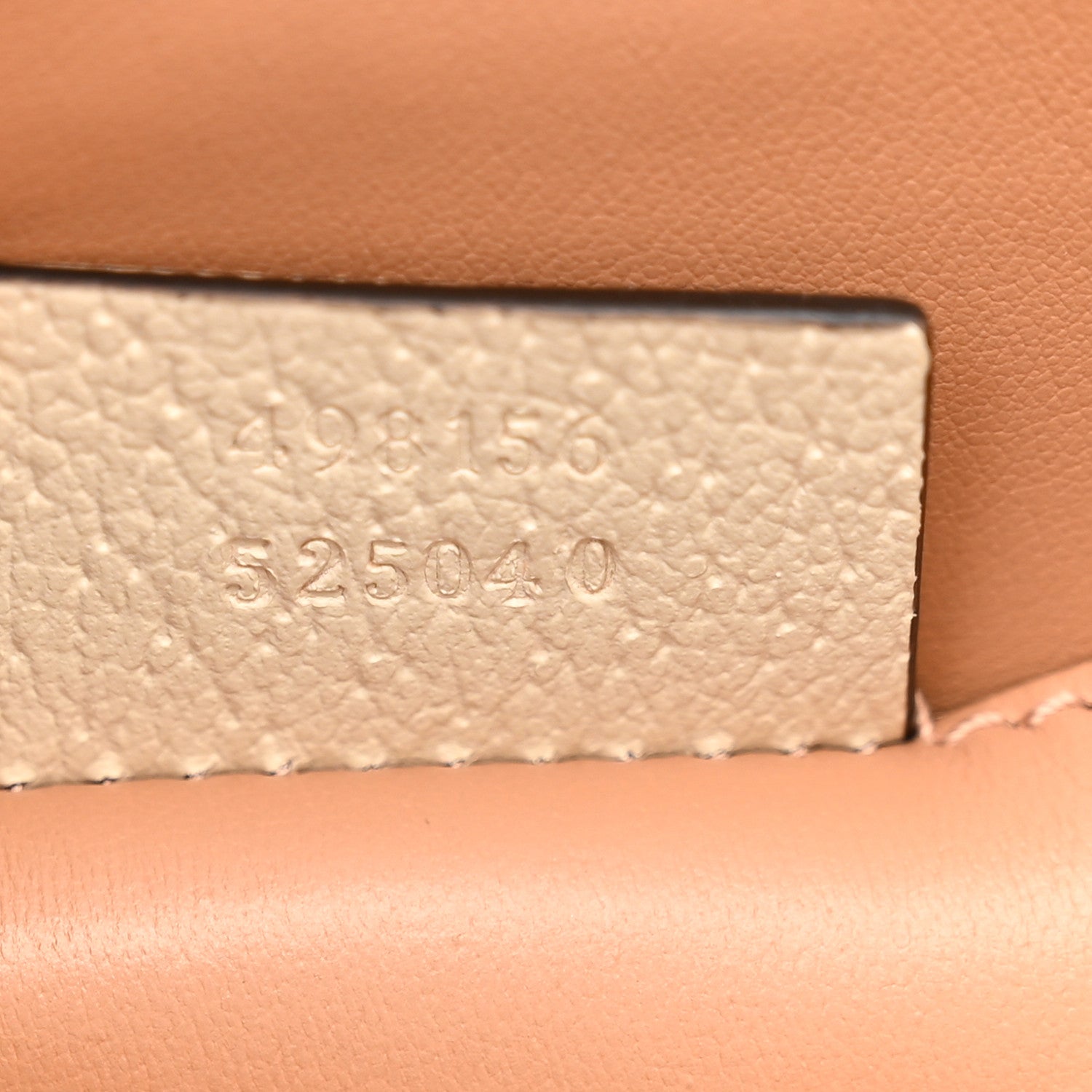 Gucci GG Supreme Monogram Berry Textured Dollar Calfskin Small Padlock Tote Beige Ebony Light Copper Mystic White 8 of 10
