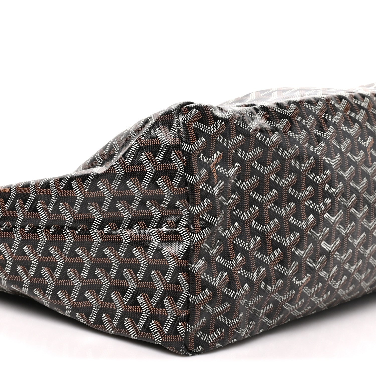 Goyard Goyardine Saint Louis GM Black Gold 8 of 9