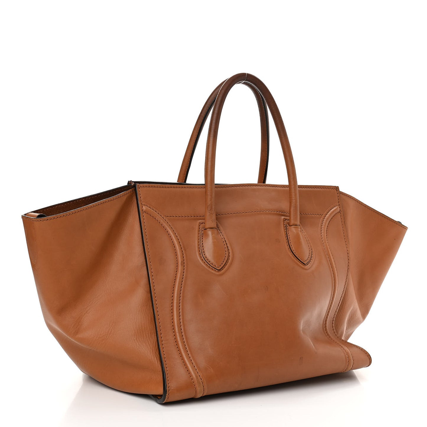 Smooth Calfskin Medium Phantom Luggage Tan