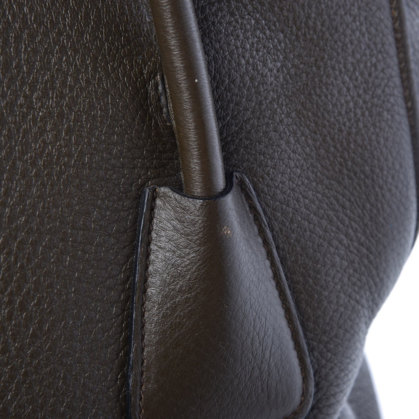 Cervo Deerskin Twin Pocket Tote Militare