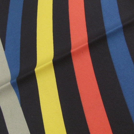Silk Stripes Scarf Multicolor