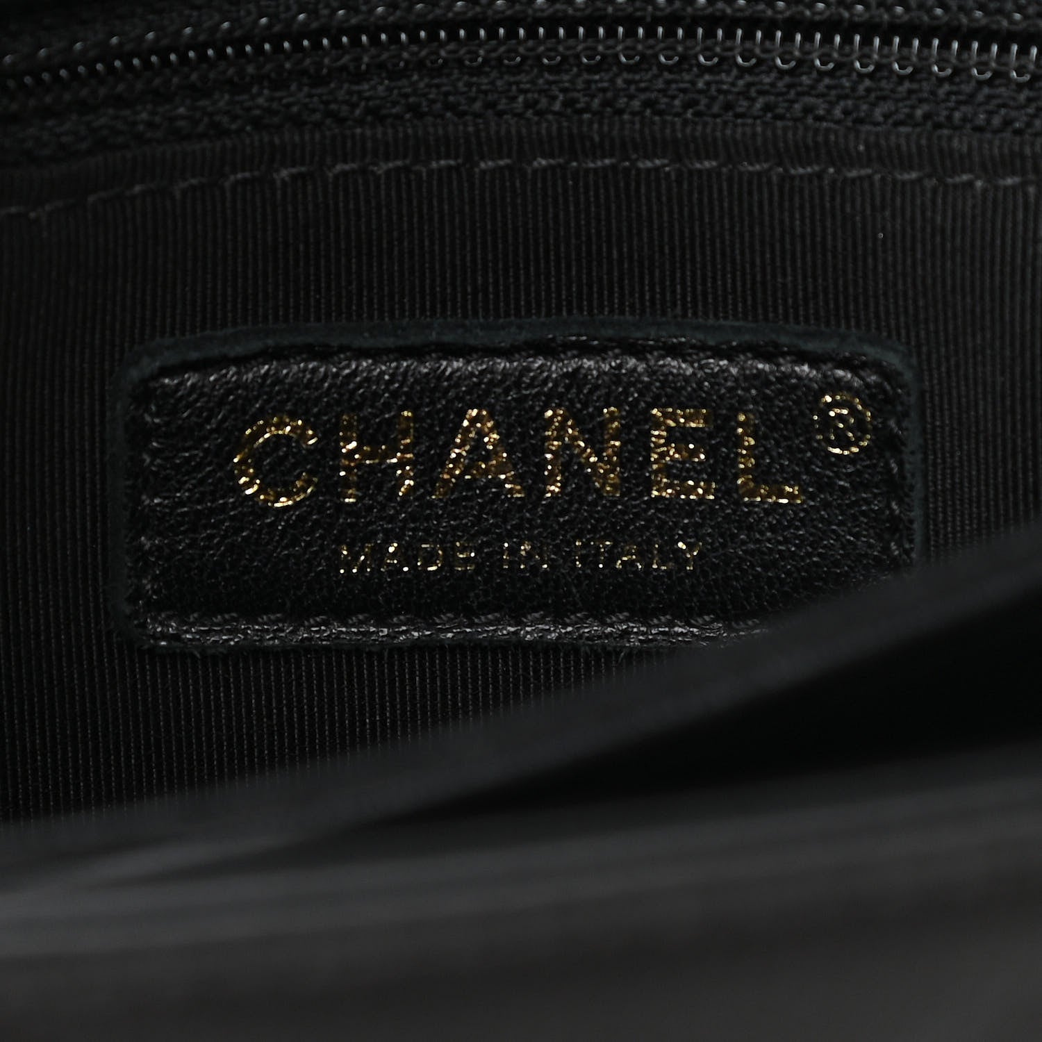 Chanel Grained Calfskin Chevron Stitched Medium Chic Top Handle Flap Black 6 of 10