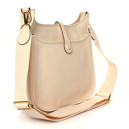 Hermes Taurillon Clemence Evelyne III PM Nata 3 of 11