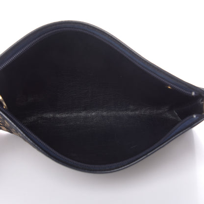 Christian Dior Monogram Shoulder Bag Navy Blue 5 of 9