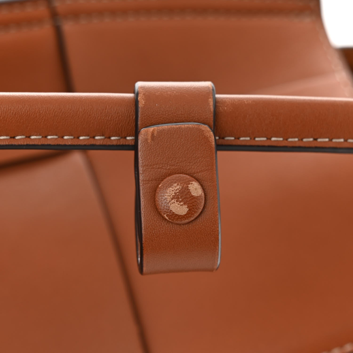 Bottega Veneta French Calfskin Maxi Intrecciato Arco 33 Wood 11 of 11