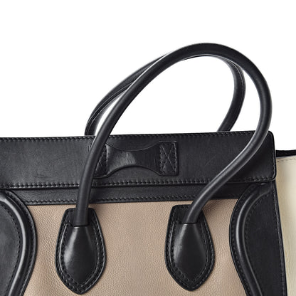 Celine Smooth Calfskin Micro Tri-Color Luggage Black 14 of 15