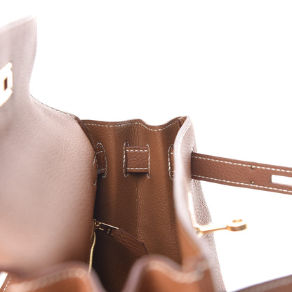 Hermes Togo Kelly Retourne 28 Gold 22 of 41