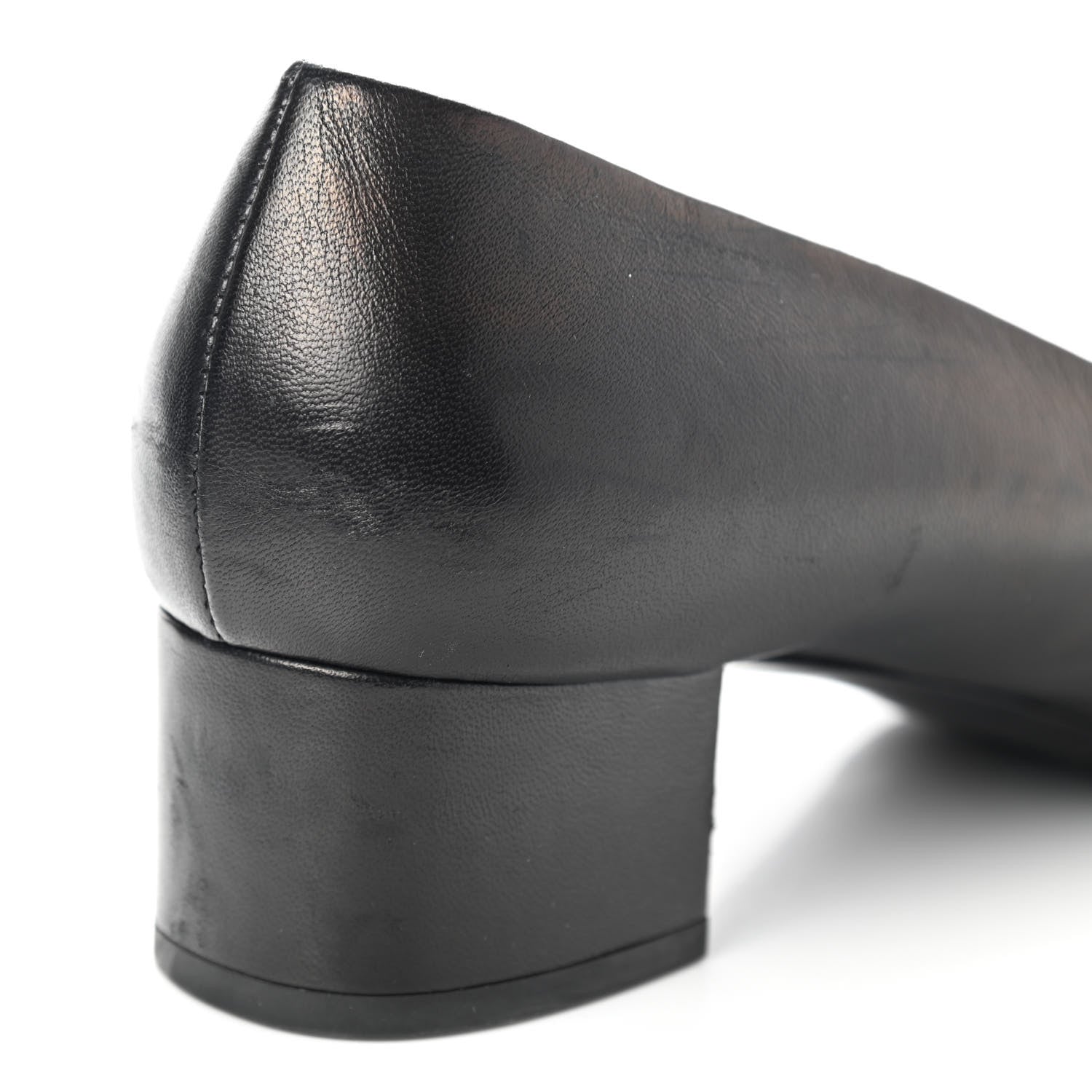 Chanel Lambskin Pearl Camellia Cap Toe Pumps 41 Black 12 of 14