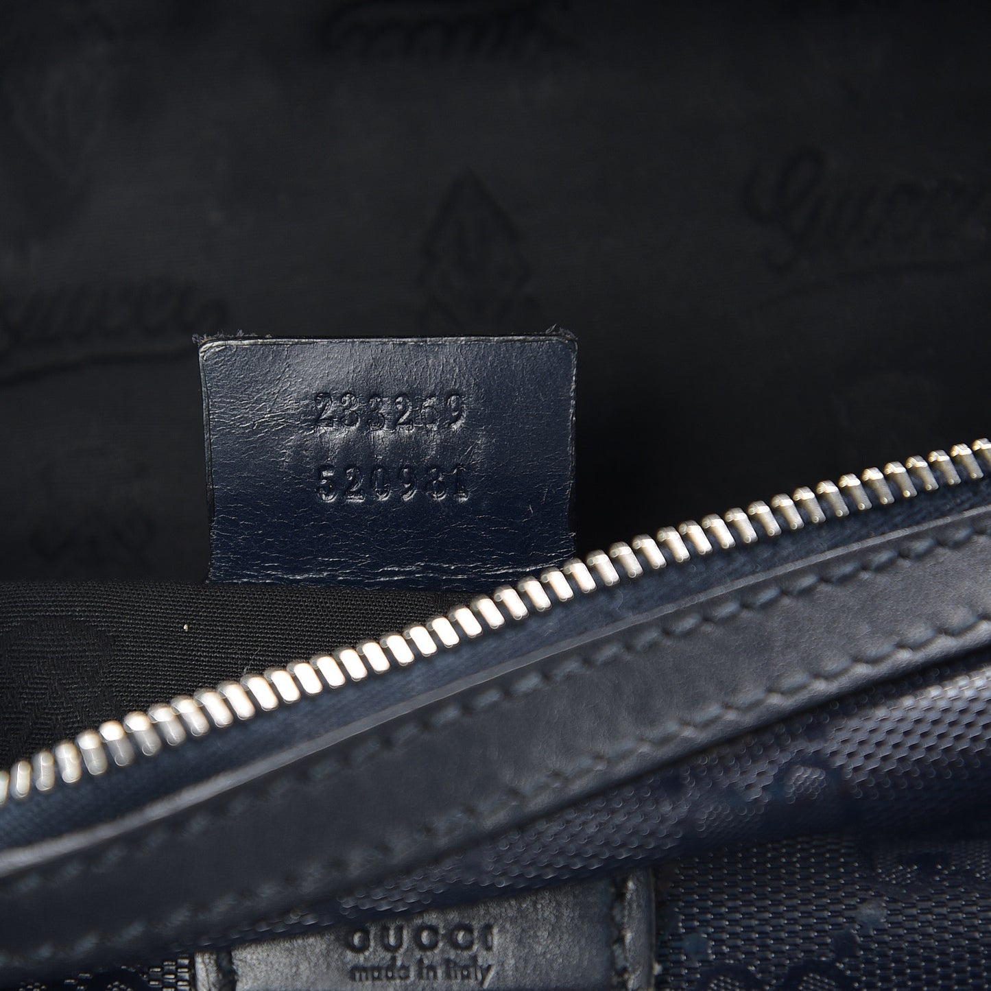 Imprime Monogram Belt Bag Navy